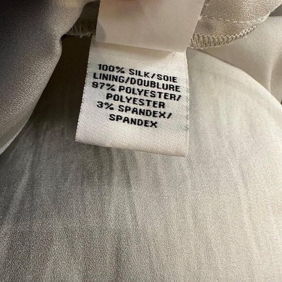 DVF Fleurette Blue Floral Printed Dress 8 Silk Overlay Kimono Sleeve - Picture 7 of 8